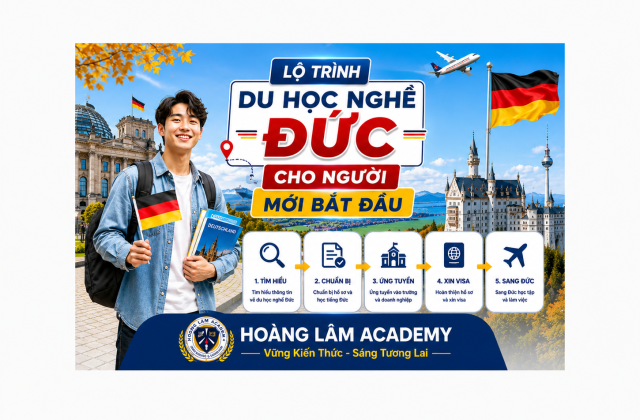 Lộ trình du học nghề Đức cho người mới bắt đầu